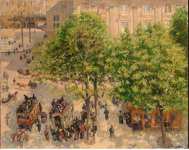 Pissarro Camille Place du Theatre-Francais. Spring  - Hermitage